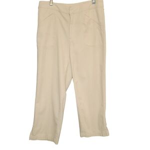 Liz Claiborne Lizwear Capri Jeans Cream 8